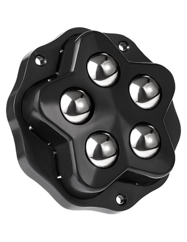 12 Ruedas Autoadhesivas Negras Weidu para Muebles 4.8cm