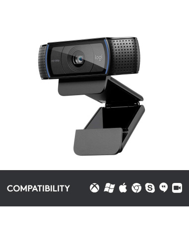 Webcam Logitech C920x HD Pro 1080p 30fps con Micrófono