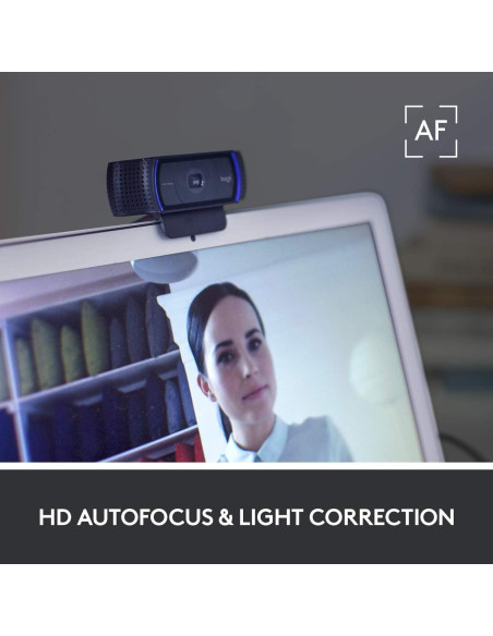 Webcam Logitech C920x HD Pro 1080p 30fps con Micrófono Webcam Logitech C920x HD Pro 1080p 30fps con Micrófono
