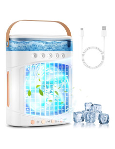 Acondicionador de Aire Portátil Gcobup 4-en-1 700mL LED