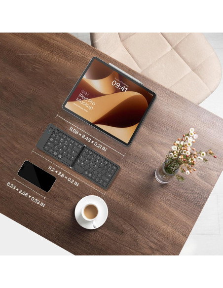 Teclado Inalámbrico Plegable MKETECH MKE 983 Bluetooth