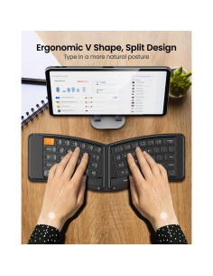 Combo Teclado Mouse Plegable ProtoArc XKM03 Ergonómico 2