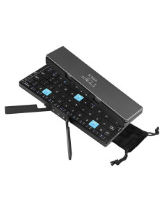 Teclado Bluetooth Plegable JOMAA Silencioso Portátil Negro