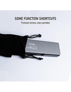 Teclado Bluetooth Plegable JOMAA Silencioso Portátil Negro 2