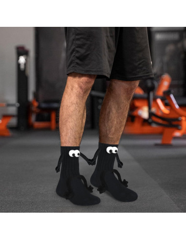 Calcetines Magnéticos de Manos Sostenidas - 2 Pares Divertidos