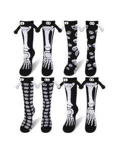 4 Pares de Calcetines Magnéticos de Halloween - Wayyogh