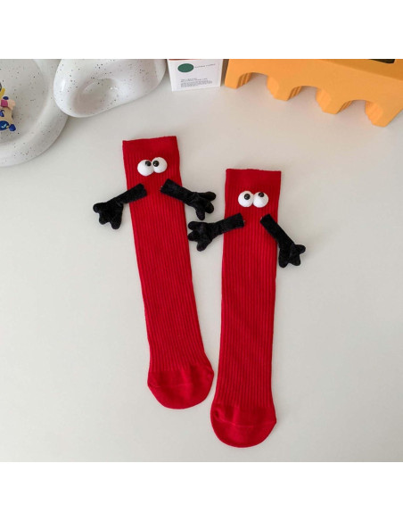 Calcetines Magnéticos ARTISM Rojo Mano Sostenida 28 cm