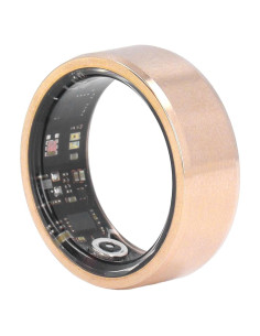 Anillo Inteligente BROLEO Oro IP68 Monitoreo Salud Tamaño 8