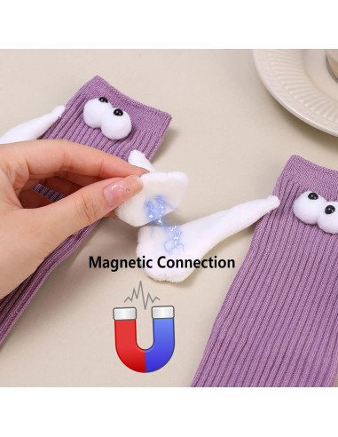 Calcetines Magnéticos ARTISM Rojo Mano Sostenida 28 cm