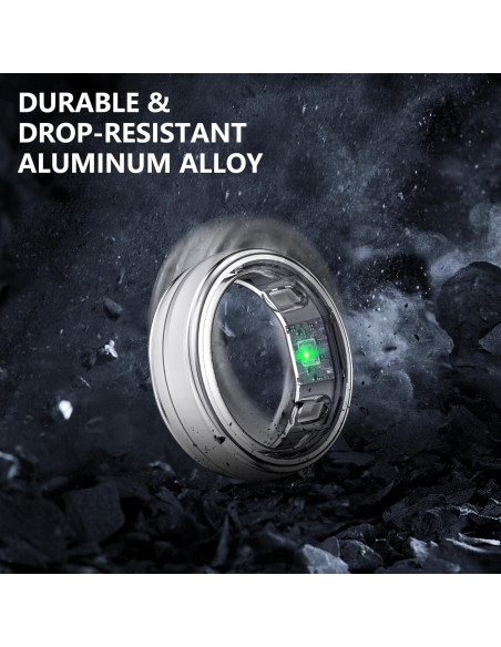 Anillo Inteligente SEEKZERO Plata 11 - Fitness y Salud