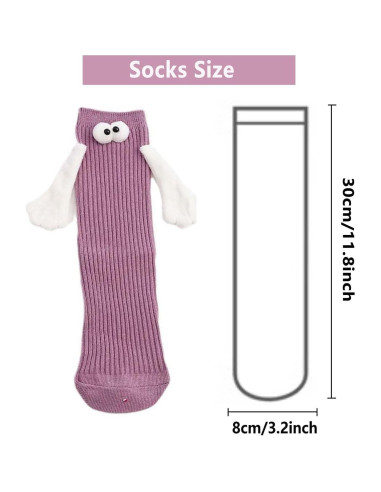 Calcetines Magnéticos ARTISM Rojo Mano Sostenida 28 cm