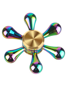 Spinner Fidget ATESSON Metal Aluminio 7.29x6.99cm Alivio Estrés