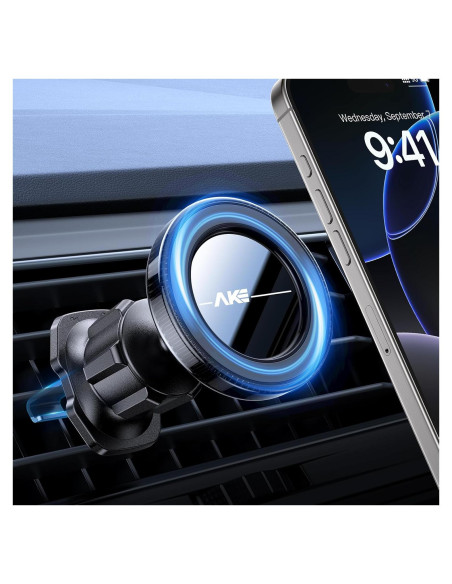 Soporte de Coche MagSafe AKESEPE para iPhone 16/15/14/13