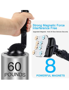 Soporte Magnético para Teléfono en Coche Panvox 8 Imán 2