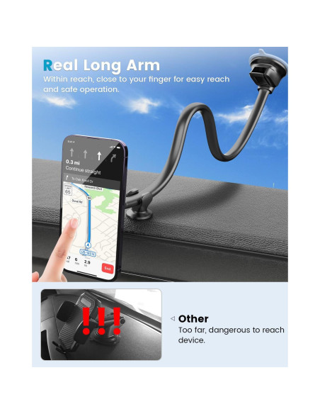 Soporte de Coche Magnético APPS2Car para iPhone 16 Pro Max