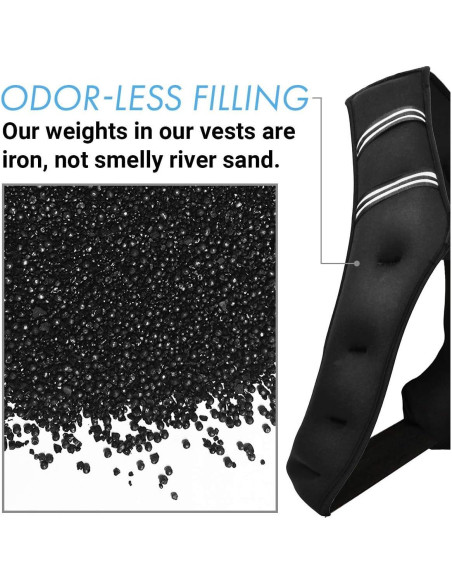 Chaleco con Peso Aduro Sport 5.44 KG para Entrenamiento