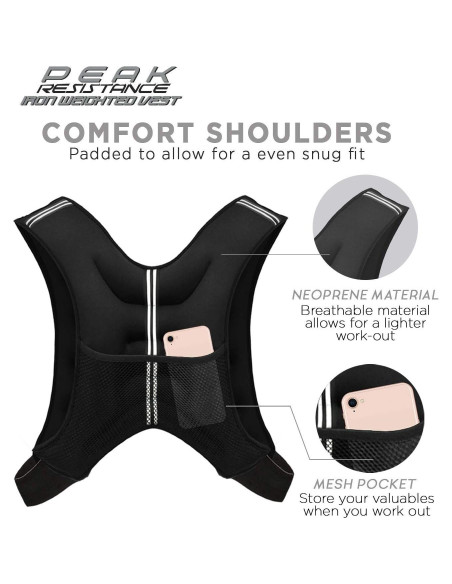 Chaleco con Peso Aduro Sport 5.44 KG para Entrenamiento