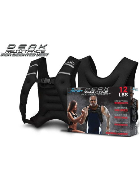 Chaleco con Peso Aduro Sport 5.44 KG para Entrenamiento