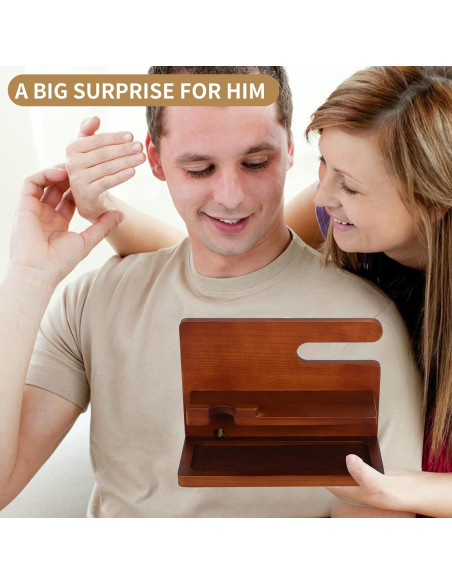 Estación de Acoplamiento de Madera YSangift para Teléfonos