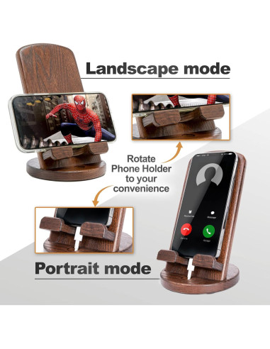 Estación de Carga y Organizador de Madera TESLYAR