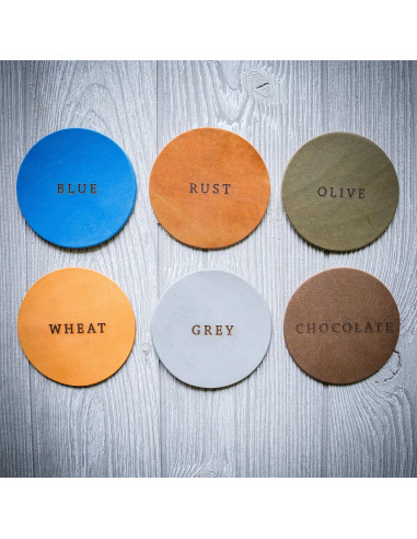 Bandeja de Cuero Personalizada 16,5 cm - Regalo Aniversario