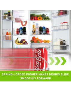 Organizador de Bebidas para Nevera 25 Latas 5 Filas 2