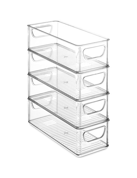 Juego de 8 Contenedores Organizadores Apilables Seseno 10L