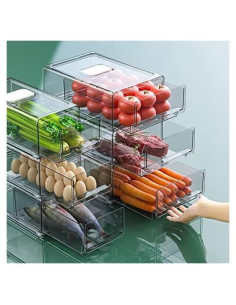 Organizadores de Despensa YekouMax 2 Pack Extra Grande y Mediana