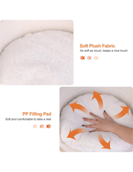 Cama Elevada BingoPaw para Mascotas Redonda 33 cm