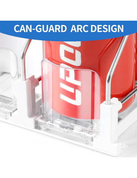 Organizador de Bebidas UPOWY para Nevera 25 Latas 5 Filas