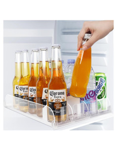 Organizador de Bebidas SOLY para Nevera 4 Filas 1,17 kg