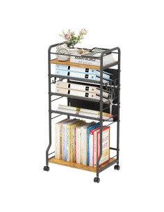 Carro de Archivos Rodante D.S.Exthefic 5 Niveles Metal y Madera