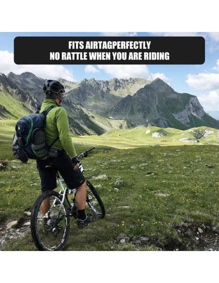 Soporte Oculto para Airtag Bicicleta SAVITA Negro Impermeable Soporte Oculto para Airtag Bicicleta SAVITA Negro Impermeable