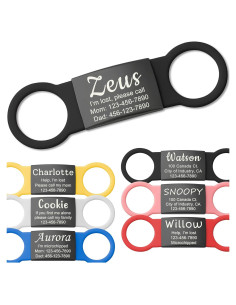 Etiqueta de Identificación Mascotas Anavia Acero Inoxidable Grande