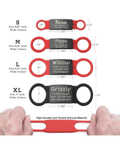 Etiqueta de Identificación Mascotas Anavia Acero Inoxidable Grande 2