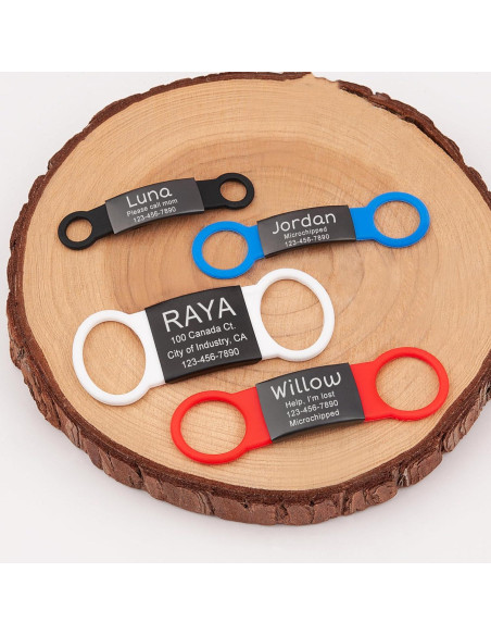 Etiqueta de Identificación Mascotas Anavia Acero Inoxidable Grande