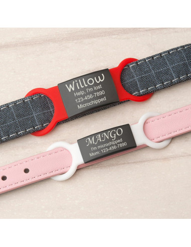 Etiqueta de Identificación Mascotas Anavia Acero Inoxidable Grande