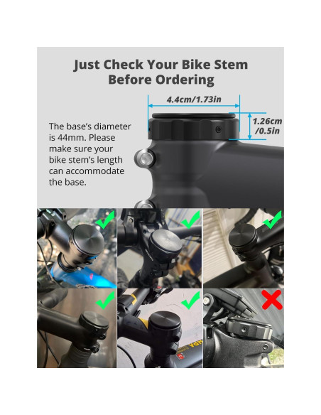 Soporte Oculto para AirTag Bicicleta Supmega IP67 Negro