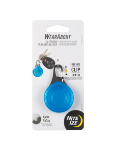 Soporte de Rastreador Clipable Nite Ize WearAbout Azul - 2 Pzas