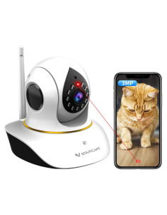 Cámara para Mascotas VSTARCAM C38S-P 3MP WiFi con Láser