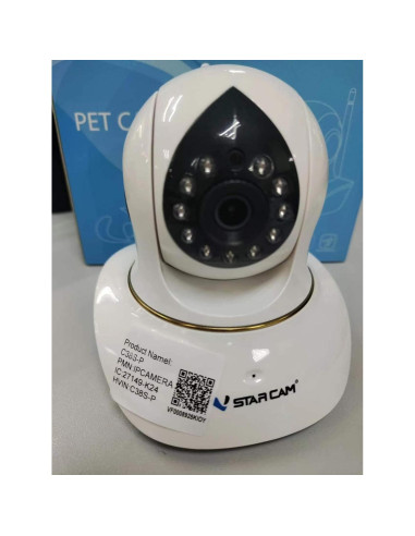 Cámara para Mascotas VSTARCAM C38S-P 3MP WiFi con Láser