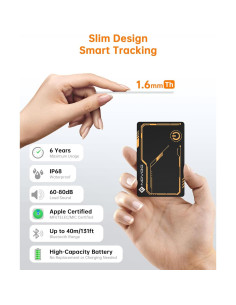 Rastreador Bluetooth NOVOO NFC1-207C-BY para iOS 2