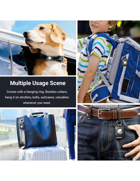 Soporte para Collar de Perro VersoraX AirTag Impermeable