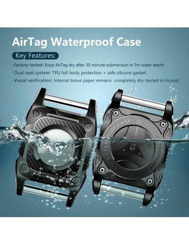 Soporte para Collar de Perro VersoraX AirTag Impermeable