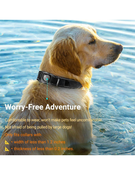 Soporte para Collar de Perro VersoraX AirTag Impermeable