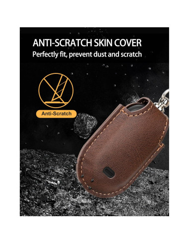 Funda de Cuero Foluu para Samsung Galaxy SmartTag2 2023