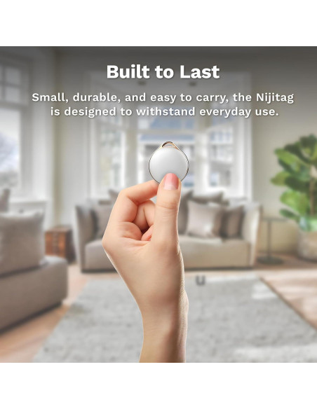 Localizador Bluetooth LINKSTYLE NIJITAG 2-Pack Gris Carbón