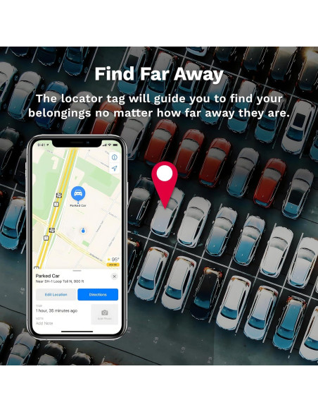 Localizador Bluetooth LINKSTYLE NIJITAG 2-Pack Gris Carbón