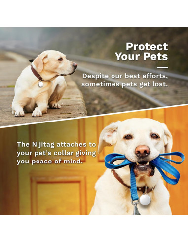 Localizador Bluetooth LINKSTYLE NIJITAG 2-Pack Gris Carbón