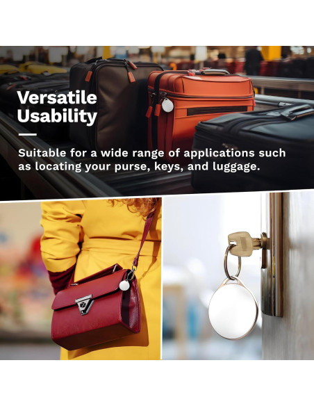 Localizador Bluetooth LINKSTYLE NIJITAG 2-Pack Gris Carbón